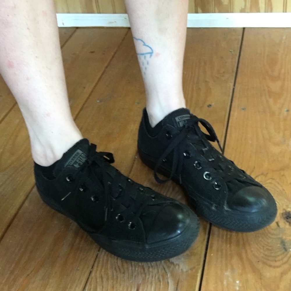All black Converse